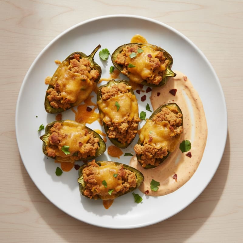 Jalapeño Poppers with Chipotle Ranch