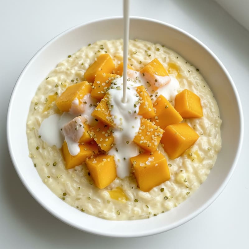 Creamy Coconut Mango Sticky Rice