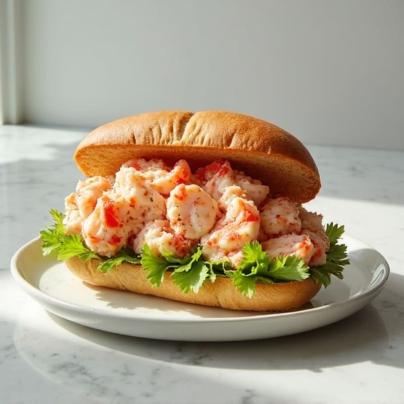 Lightened-Up Lemon-Herb Lobster Roll