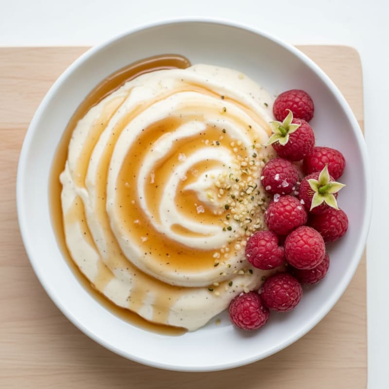 Silken Tofu Vanilla Bean Custard