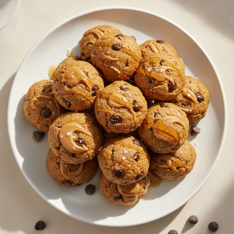 No-Bake Chocolate Chip Protein Cookie Dough Bites