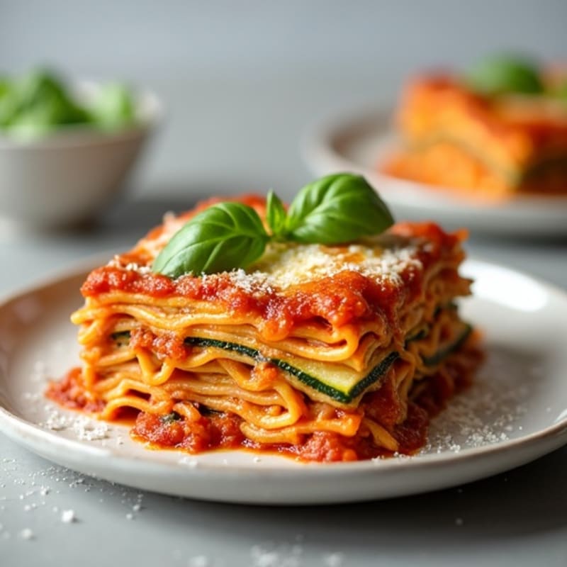 Lean Turkey Zucchini Lasagna