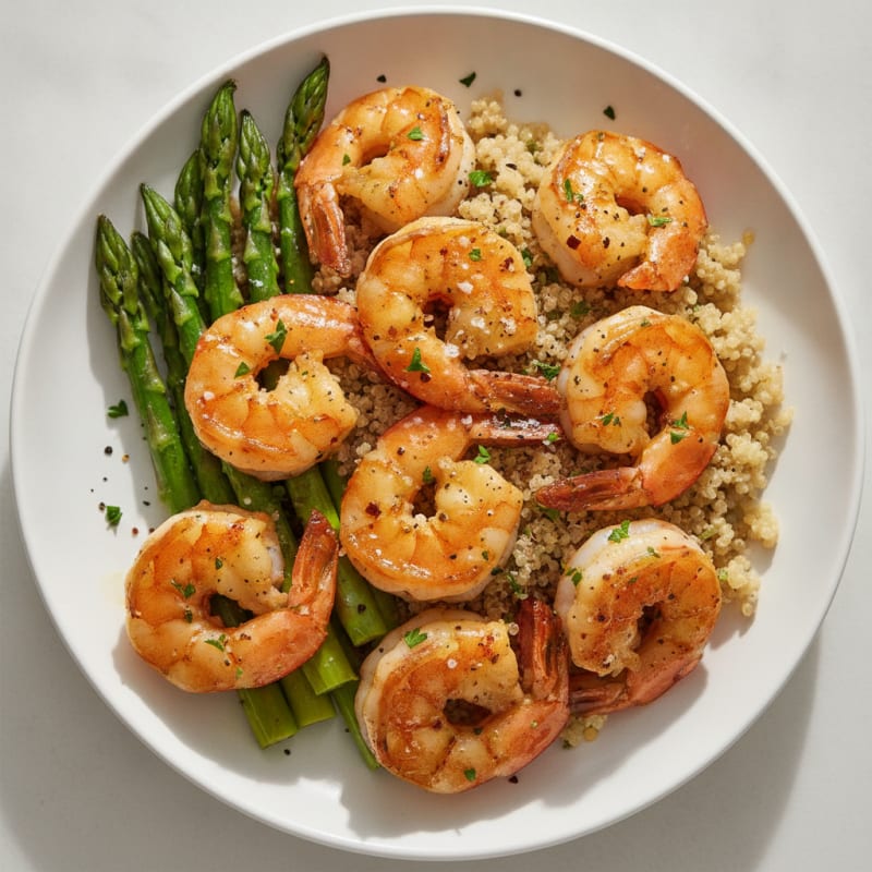 Garlic Butter Pan-Seared Prawns