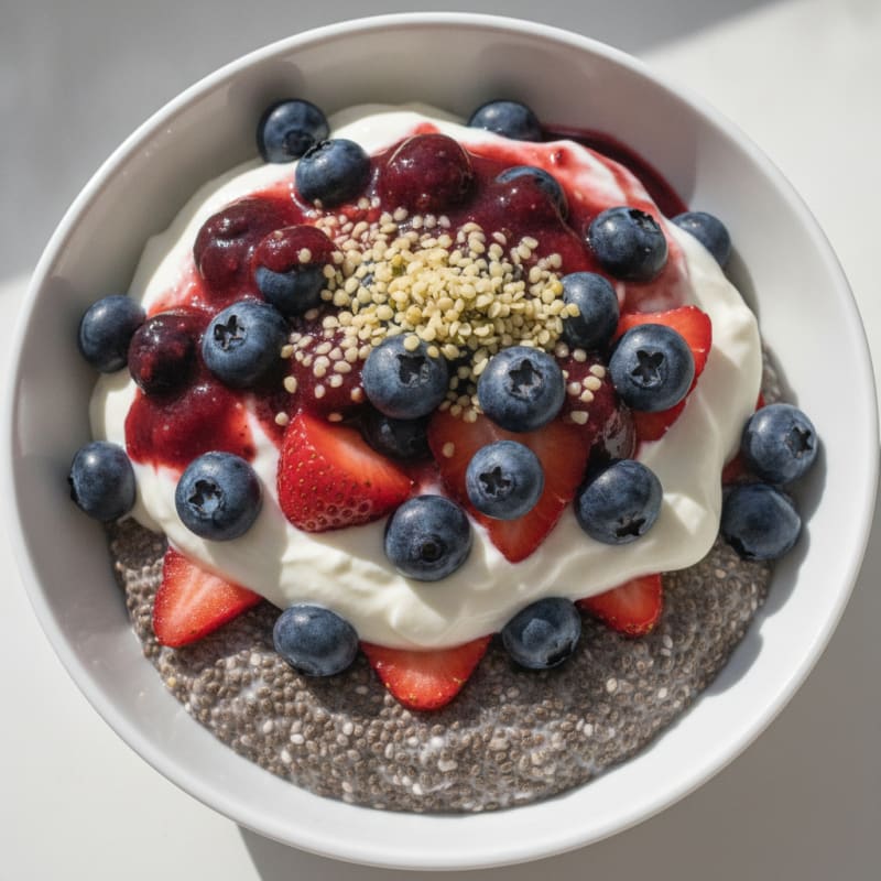 Berry Chia Pudding Parfait