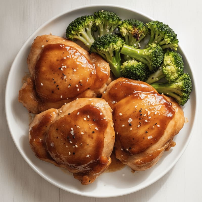Teriyaki Glazed Chicken Thighs