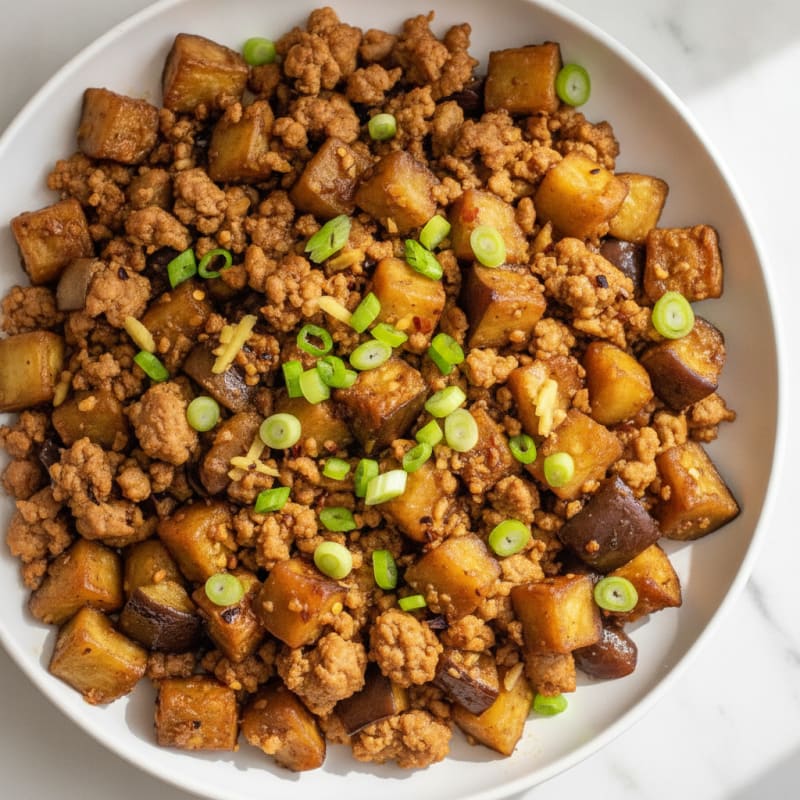 Sweet and Savory Baked Eggplant