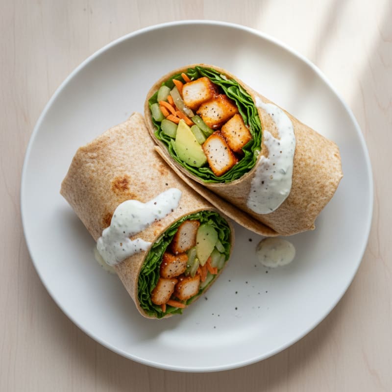 Buffalo Ranch Chicken Wrap
