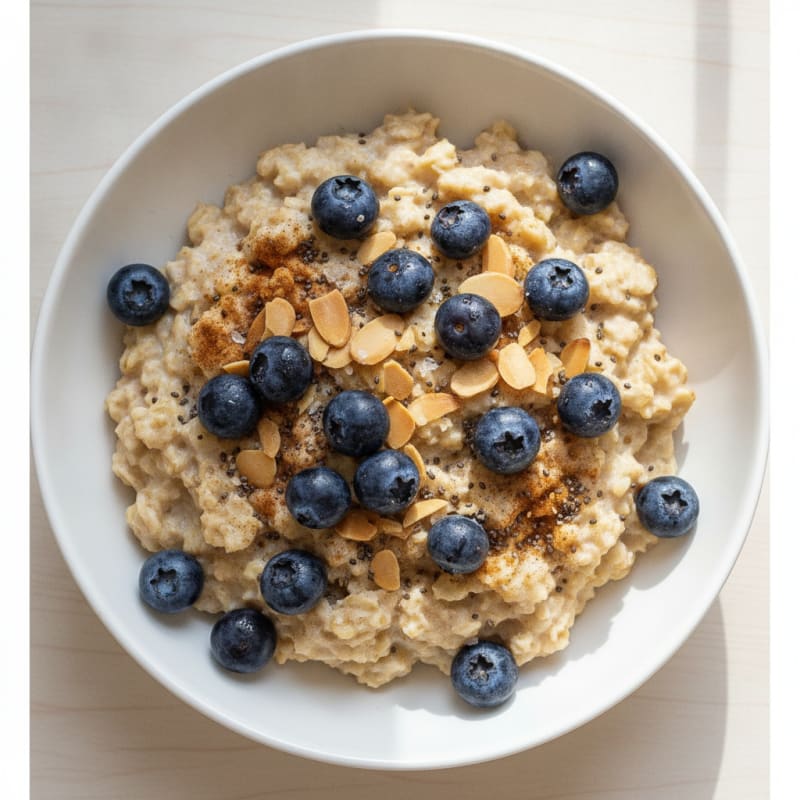 Classic Oatmeal with Berries and Nuts