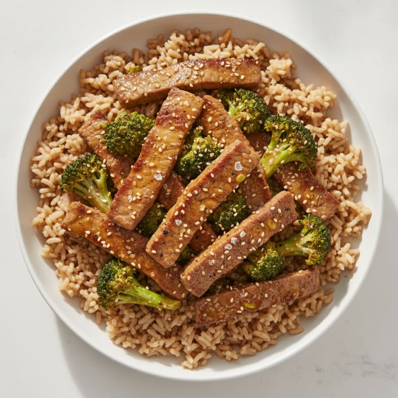 Sesame Beef & Broccoli Stir-Fry
