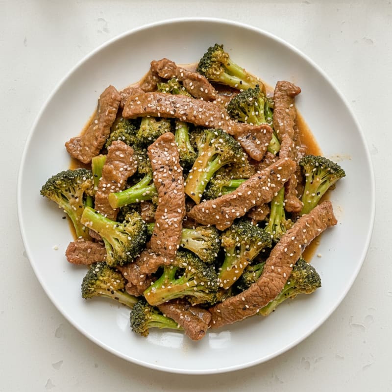 Sesame Beef & Broccoli Stir-Fry