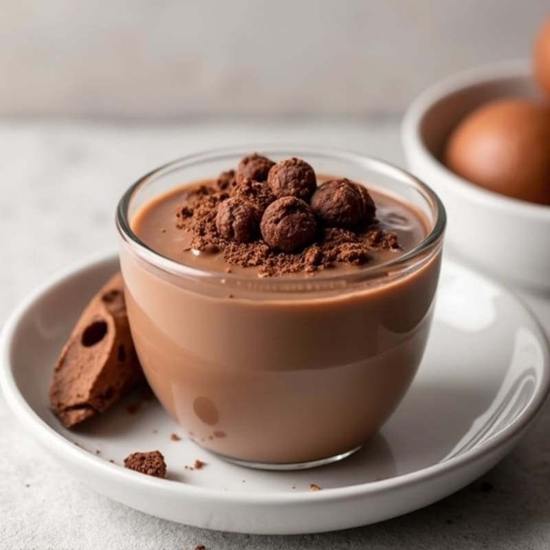 Silky Chocolate Protein Pudding