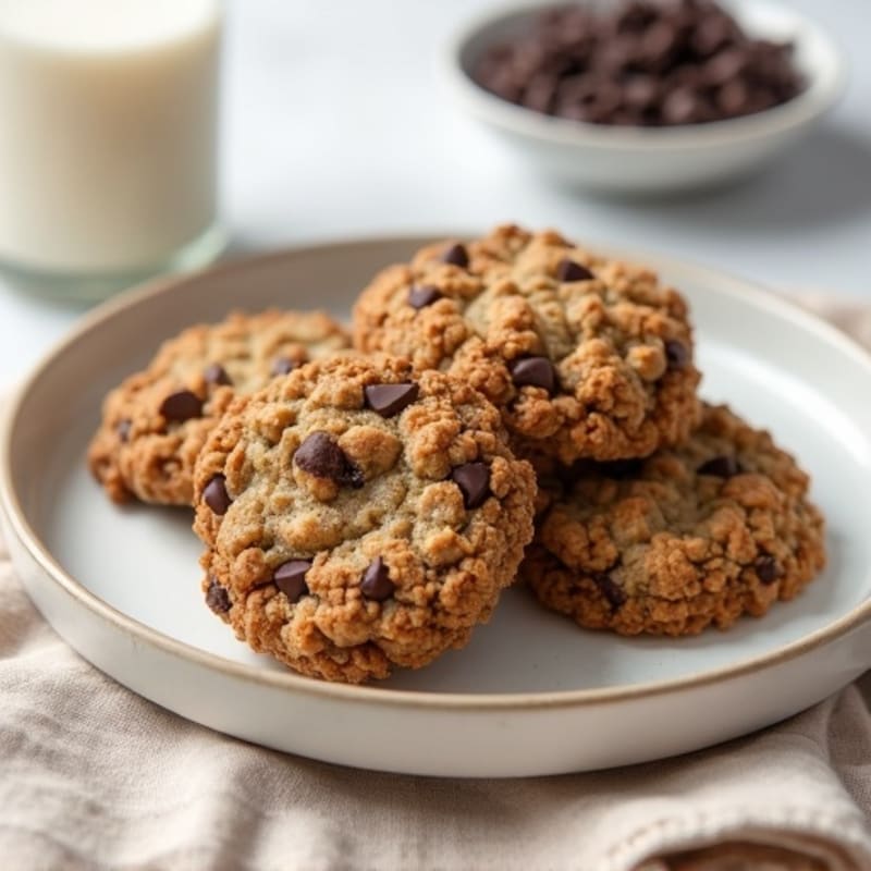 Wholesome Chewy Oatmeal Chocolate Chip Lactation Cookies