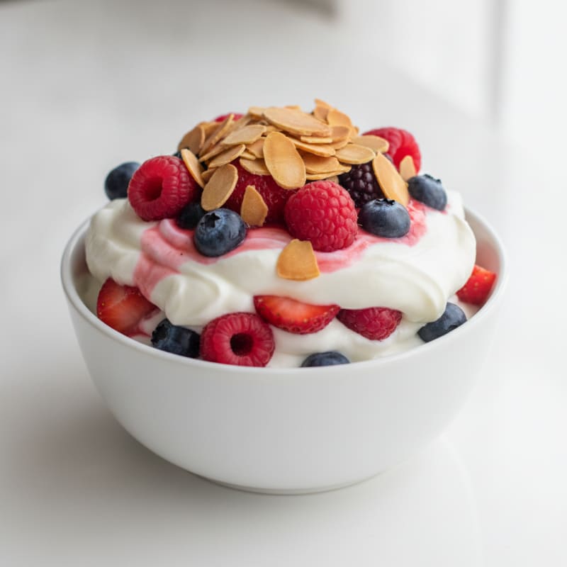 Creamy Greek Yogurt Protein Berry Parfait