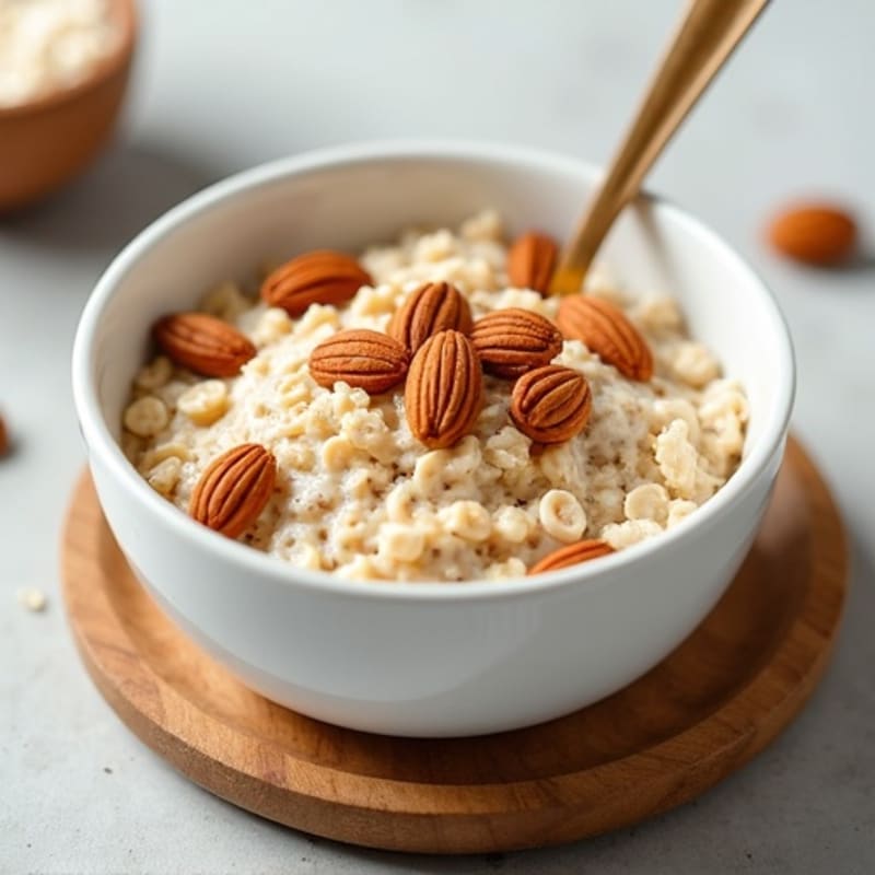 Protein-Packed Vanilla Almond Overnight Oats