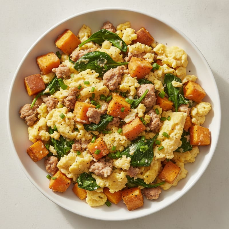 Lean Turkey and Egg Scramble