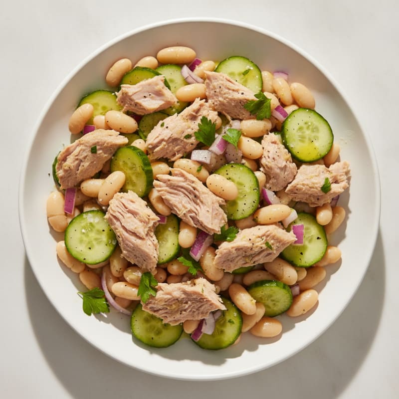 Mediterranean Tuna and White Bean Salad