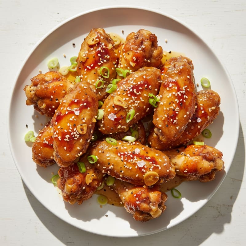 Honey-Garlic Glazed Chicken Wings