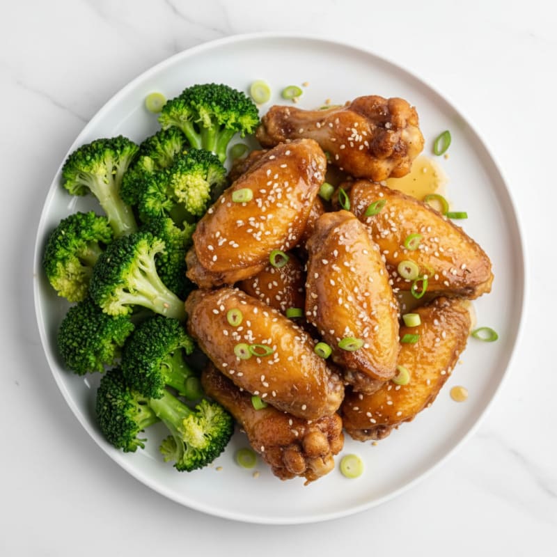 Honey-Garlic Glazed Chicken Wings