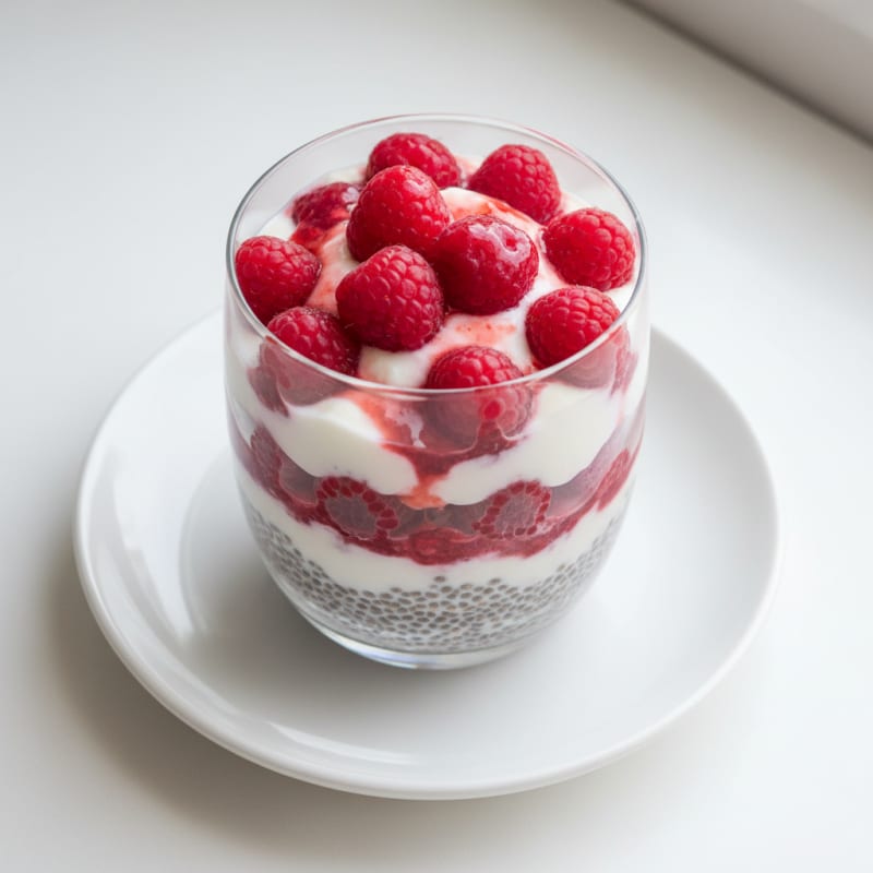 Creamy Coconut Chia Pudding Parfait