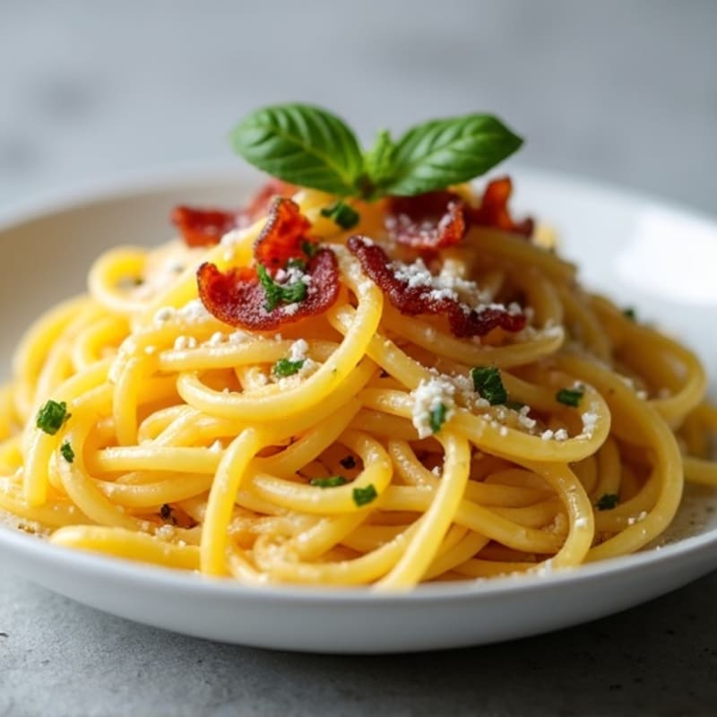 Creamy Turkey Bacon Spaghetti Squash Carbonara