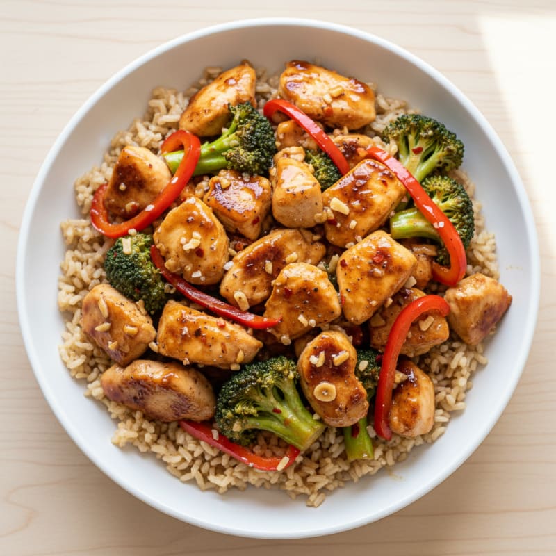 Clean General Tso's Chicken Stir-Fry