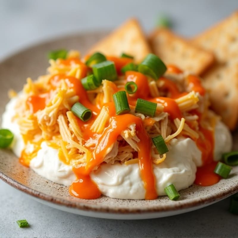 Creamy Greek Yogurt Buffalo Chicken Dip