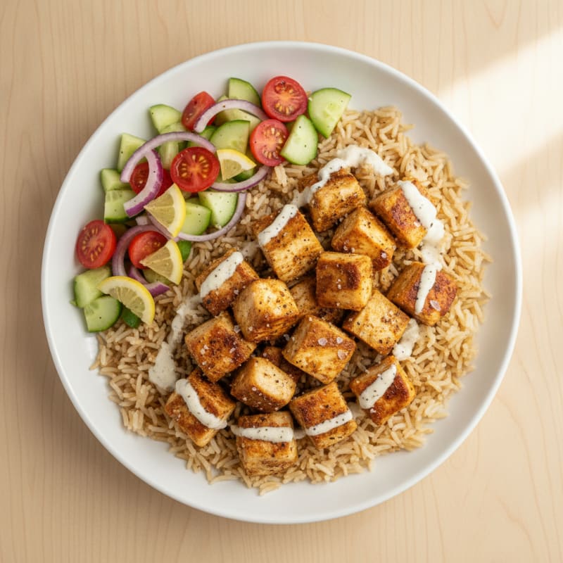 Chicken Shawarma Rice Bowl