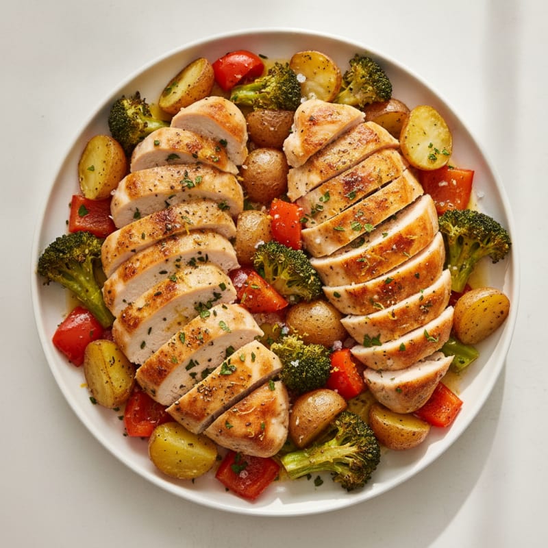 Sheet Pan Lemon Herb Chicken