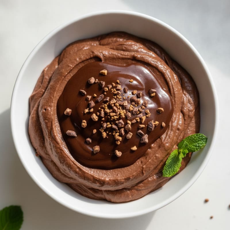 Silky Chocolate Protein Pudding