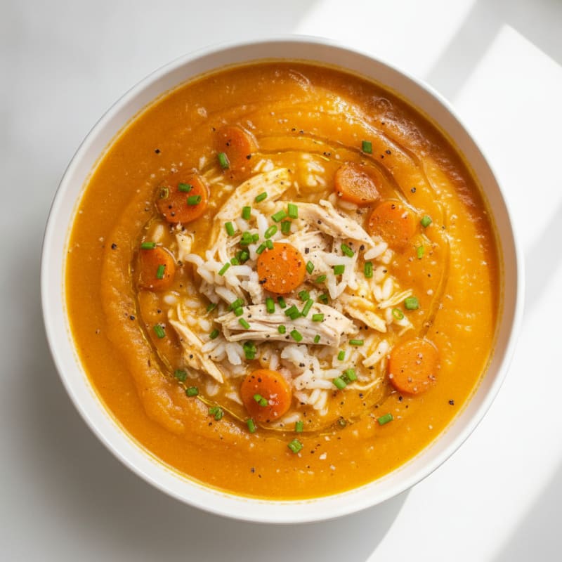 Roasted Carrot and Onion Soup