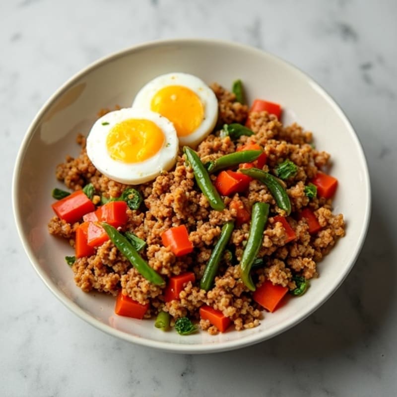 Ground Turkey and Vegetable Stir Fry