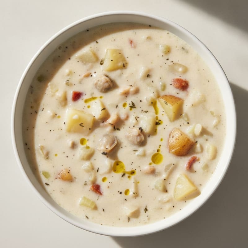 Hearty New England Clam Chowder