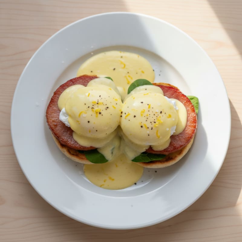 Classic Eggs Benedict with Hollandaise