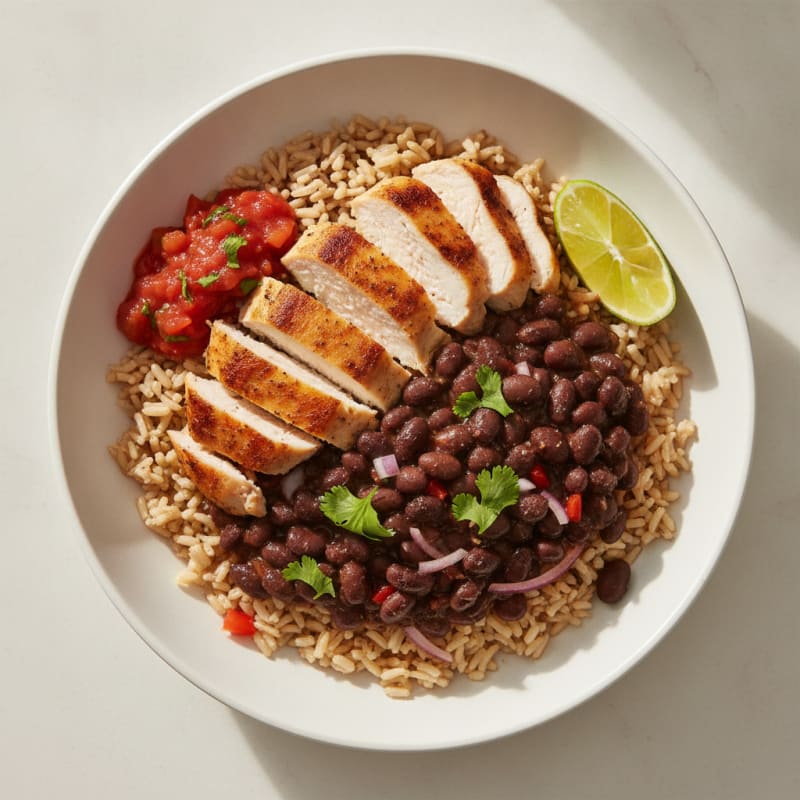 Hearty Rice and Beans Bowl