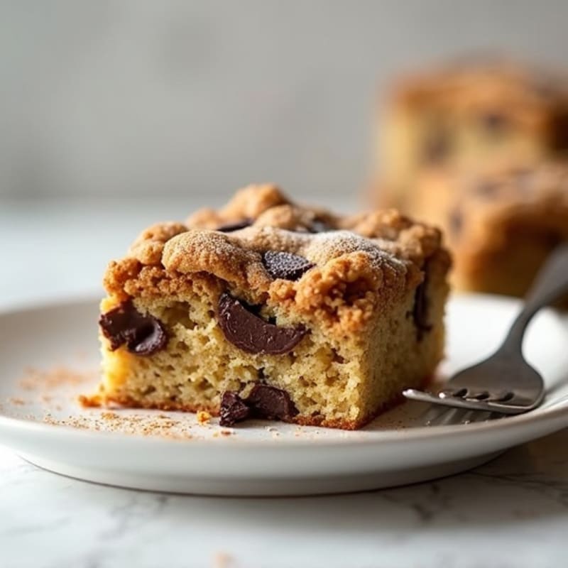 Protein-Packed Almond Flour Chocolate Chip Cookie Cake