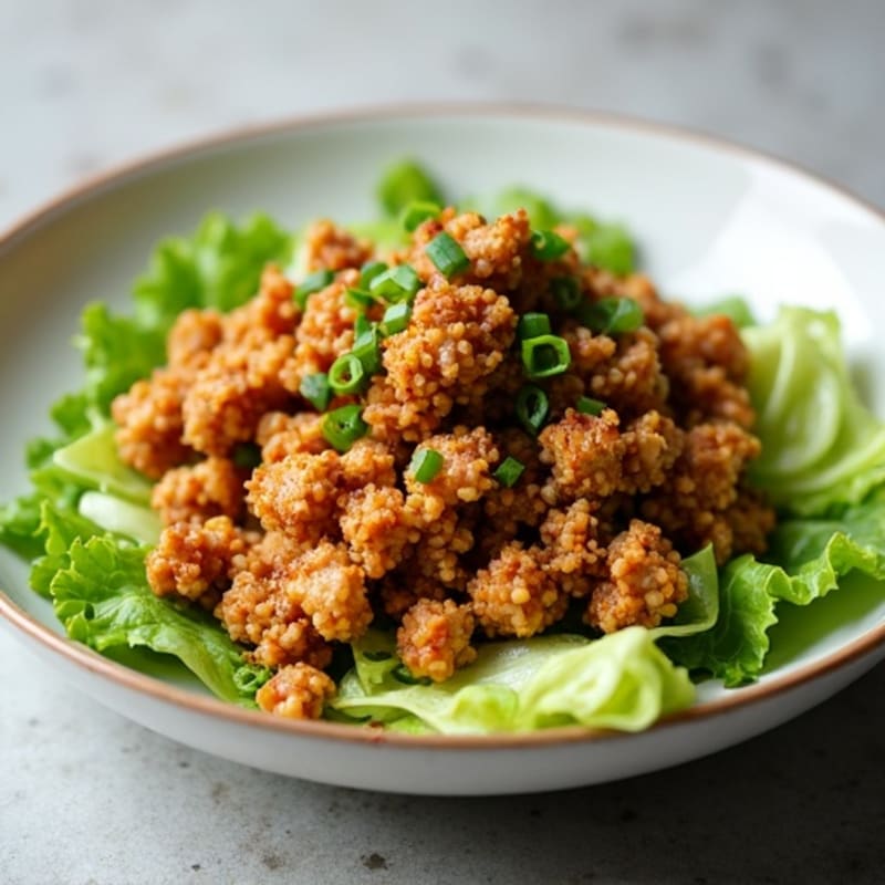 Crispy Ground Pork with Fresh Napa Cabbage