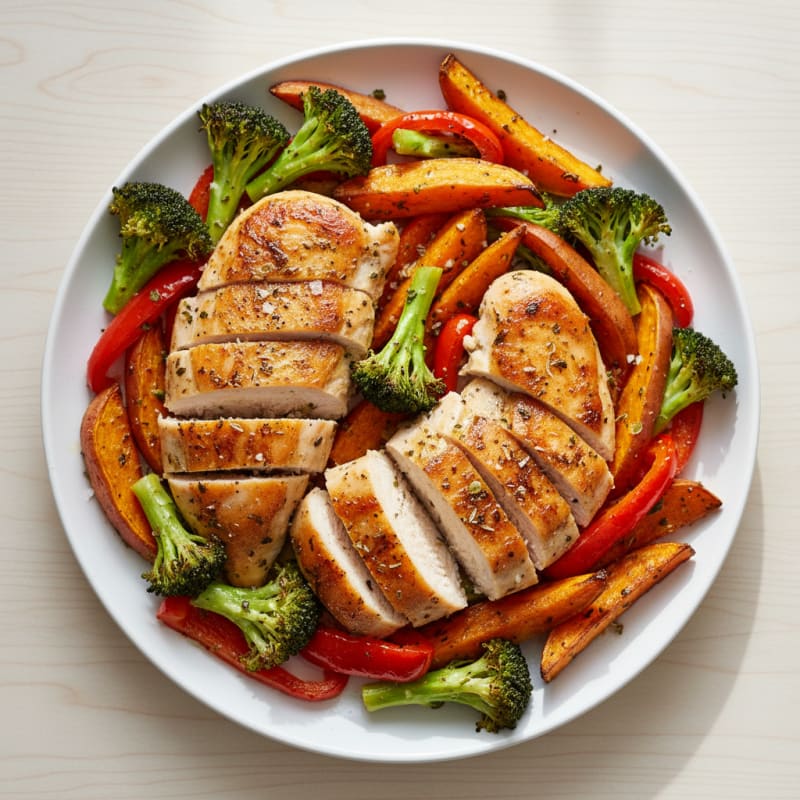 Sheet Pan Lemon Herb Chicken and Veggies