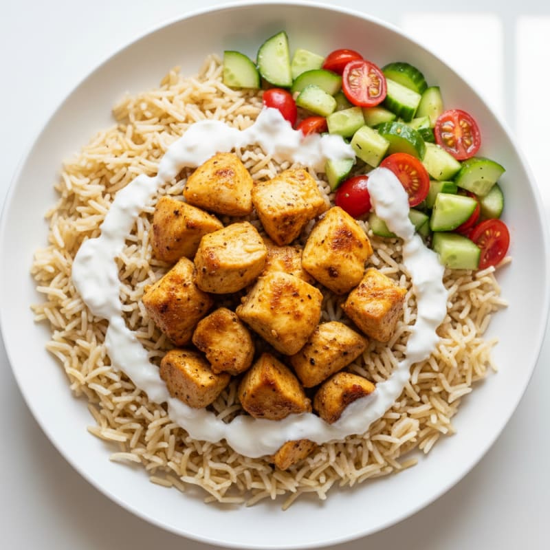Chicken Shawarma Rice Bowl