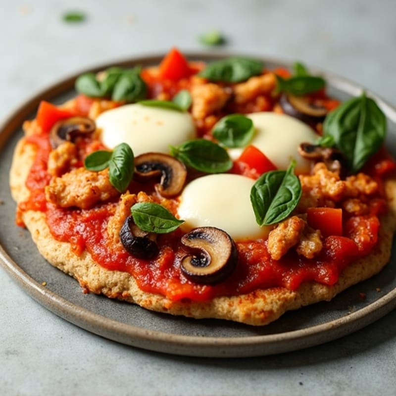 Crispy Chicken & Veggie Pizza Bake