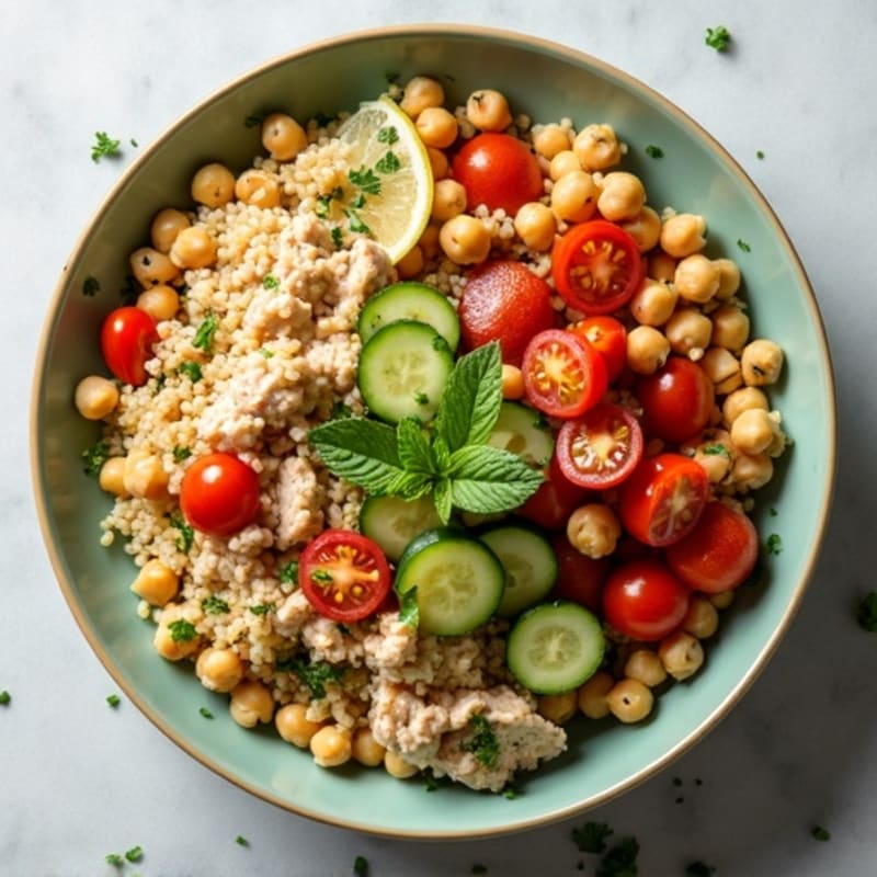 Herb-Lemon Mediterranean Tuna Bowl