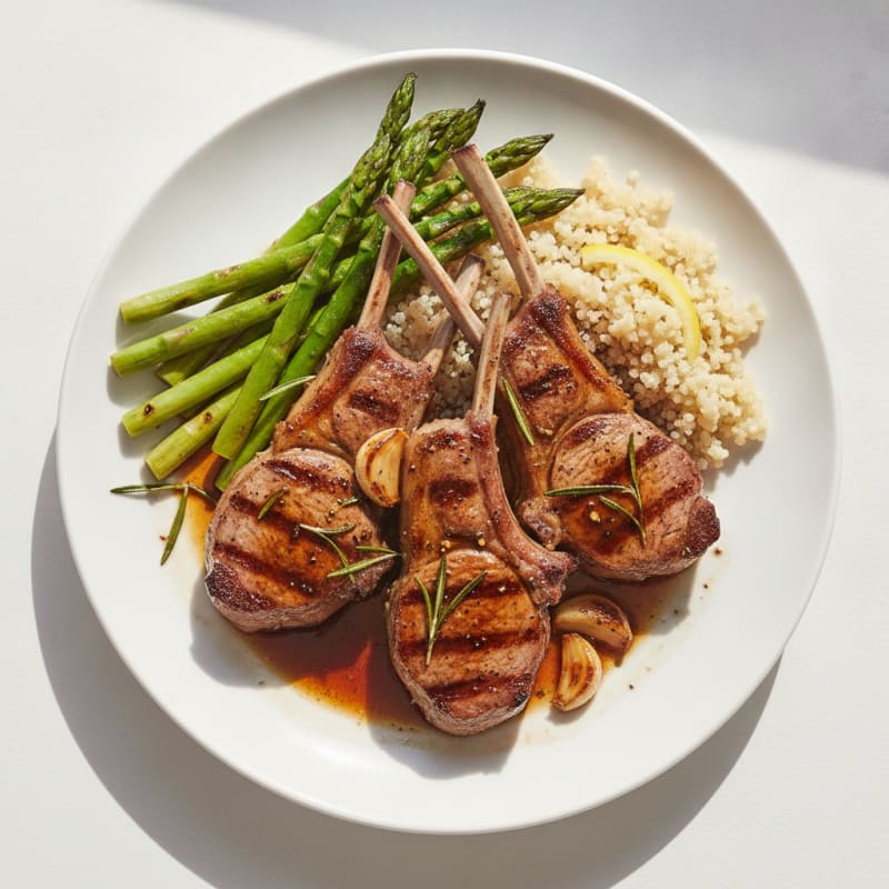 Grilled Herb Lamb Chops