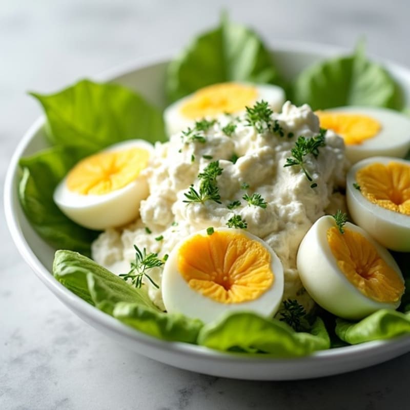 Creamy Greek Yogurt Egg Salad with Fresh Herbs