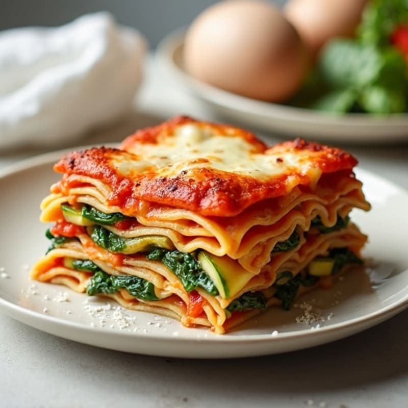 Hearty Veggie Layered Lasagna