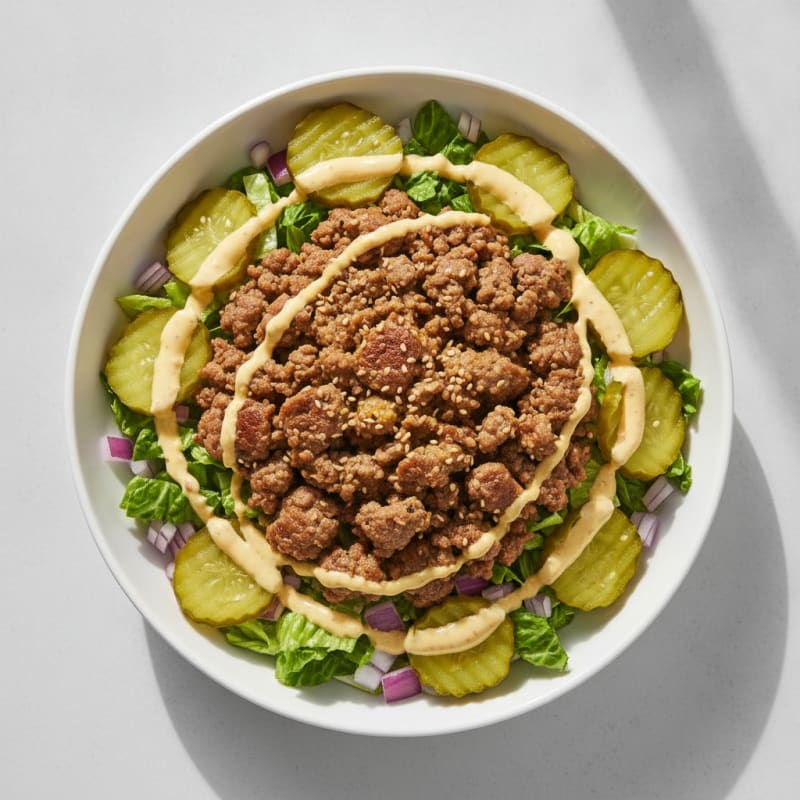 Big Mac Inspired Protein Power Bowl