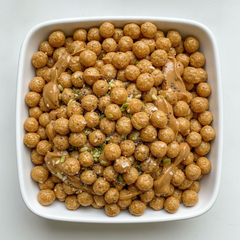 Peanut Butter Pea Protein Crisps