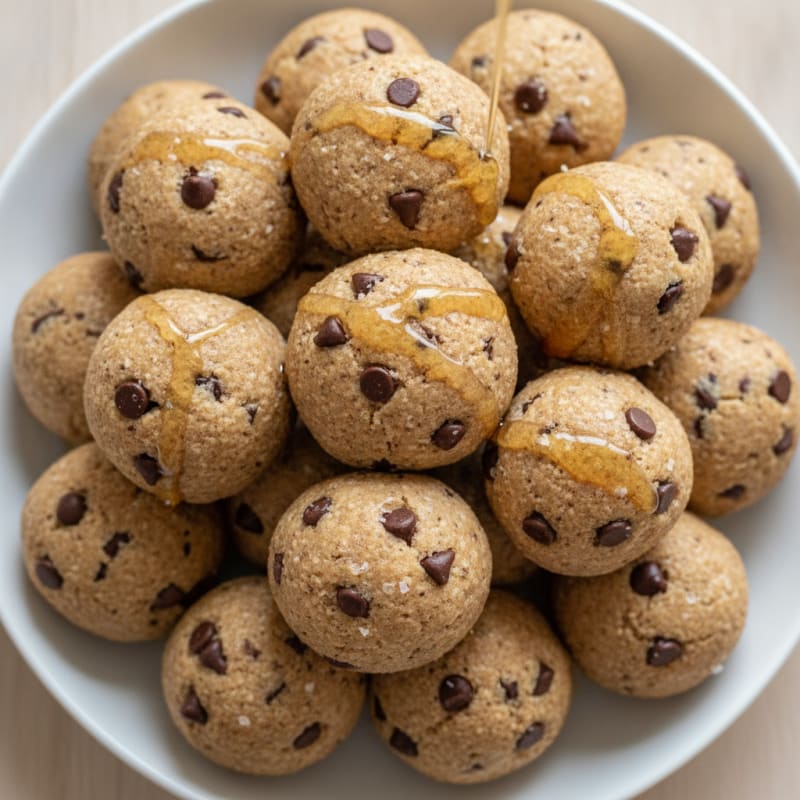 No-Bake Chocolate Chip Protein Bites