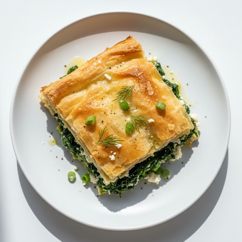Spinach and Feta Phyllo Pie
