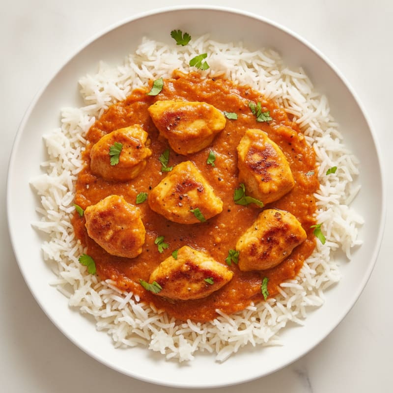 Spiced Butter Chicken with Basmati Rice