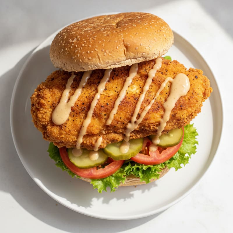 Crispy Buttermilk Fried Chicken Sandwich