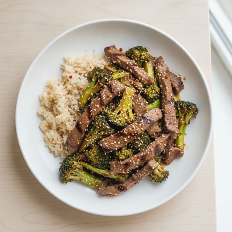 Sesame Beef & Broccoli Stir-Fry